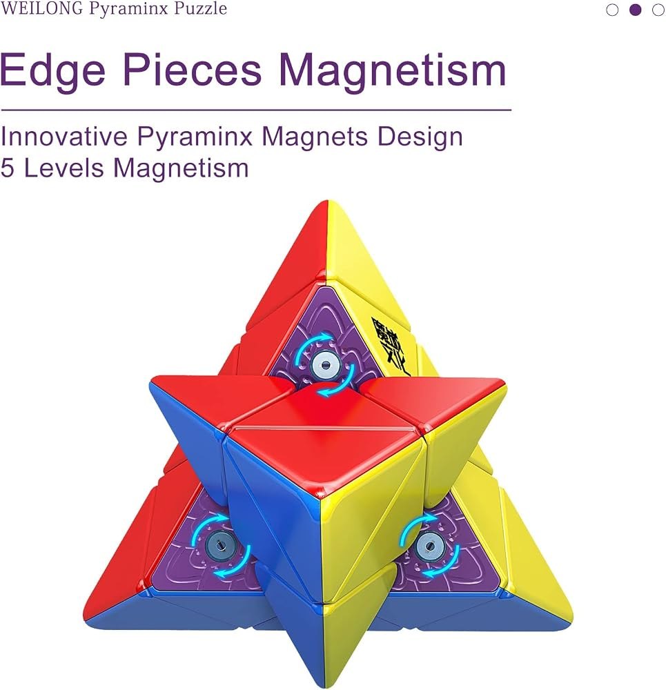 WeiLong Pyraminx 2022 MagLev view 2